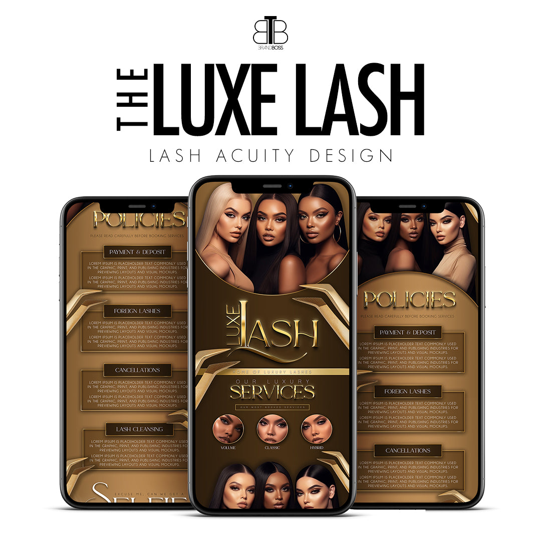 The Luxe Lash Acuity Design